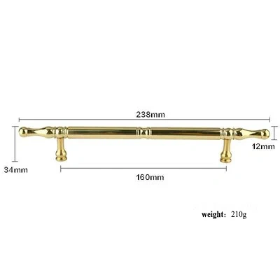 Satin Brass Door Handles and Knobs Antique Drawer Pulls Vintage Kitchen Cabinet Handles Cupboard Pull Hardware