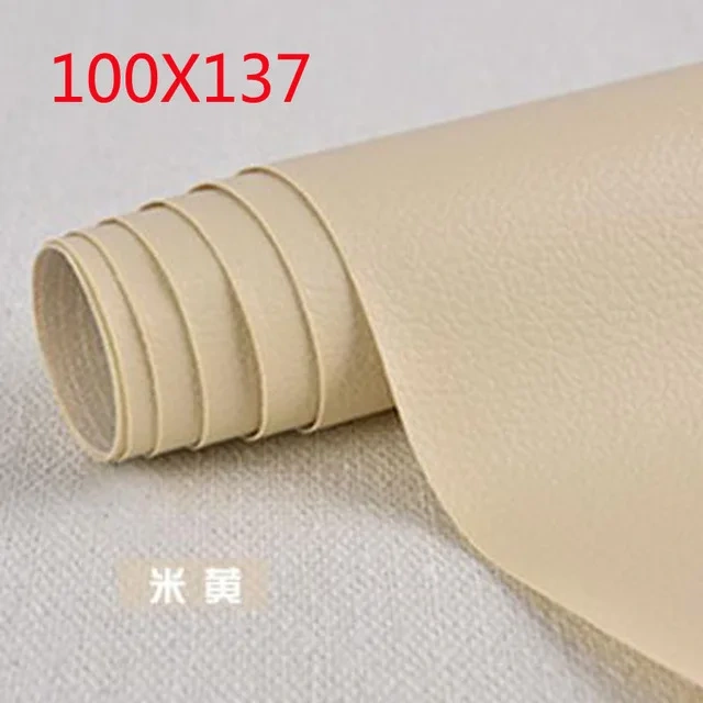 Large Size 100x137cm Self Adhesive PU Leather Fabric Patch Sofa Repair Patches Stick-on PU Leather Fabrics Stickers Scrapbook
