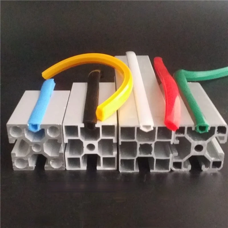 CNC  machine DIY parts 20 aluminum profile Slot Cover  6MMSoft  Seal Strip / Panel Holder  Red/white/blue/Red/yellow