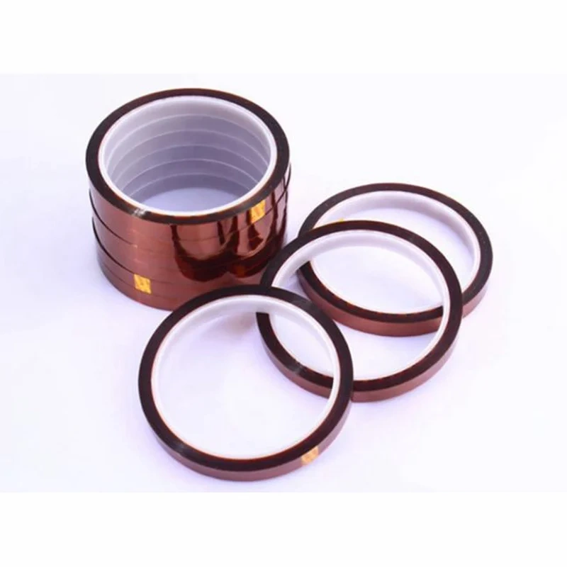 5mm X 30m High Temperature Heat Resistant Polyimide Adhesive Tape for Electronic Industry BGA