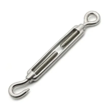 1pcs 304 stainless steel Wire rope blue bolt turnbuckle bolt Hook screw wire rope tensioning tightener tight rope Connector