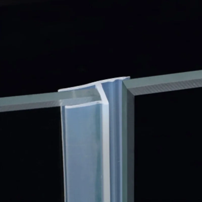 h-F-U-A type glass sealing Frameless Shower door and window balcony screen window sealing strip thickness of wind deflector
