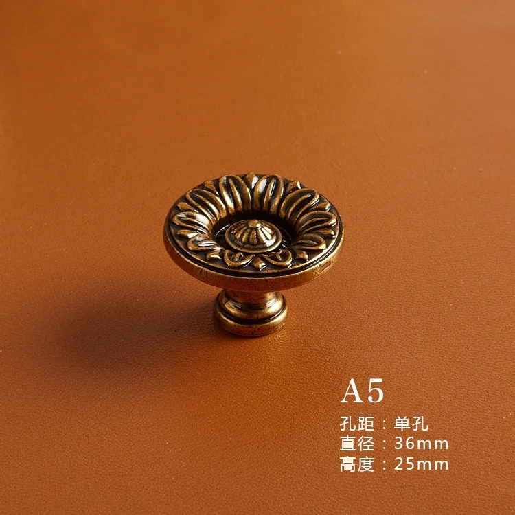 1pcs European Wardrobe Cabinet Handle and Knobs Door Handle Drawer Knobs and Pulls Antique Yellow and Silver