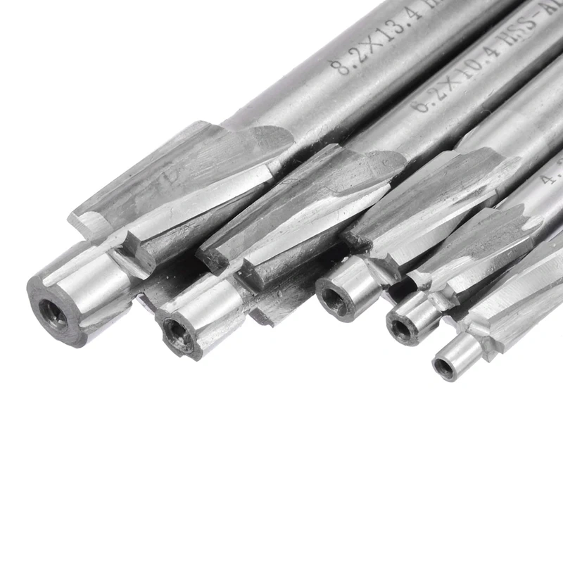 5Pcs/lot HSS Counterbore End Mill M3-M8 Pilot Slotting Tool Milling Cutter Countersink End Mills