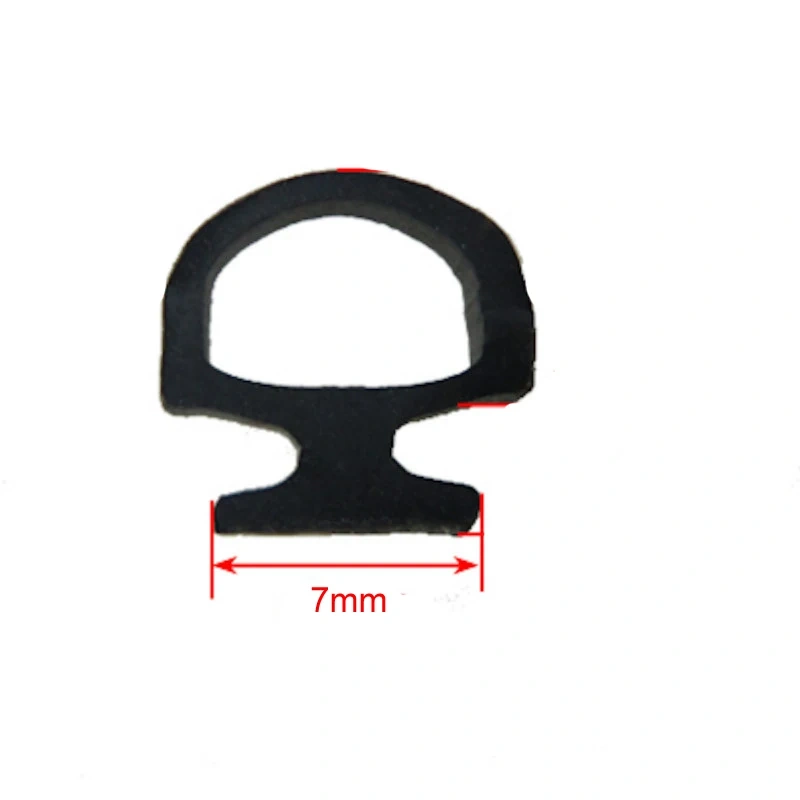 Aluminium Door Window EPDM Rubber Sealing Strip Sliding Screen Sash Seals Gasket 5/6/7mm10m Black