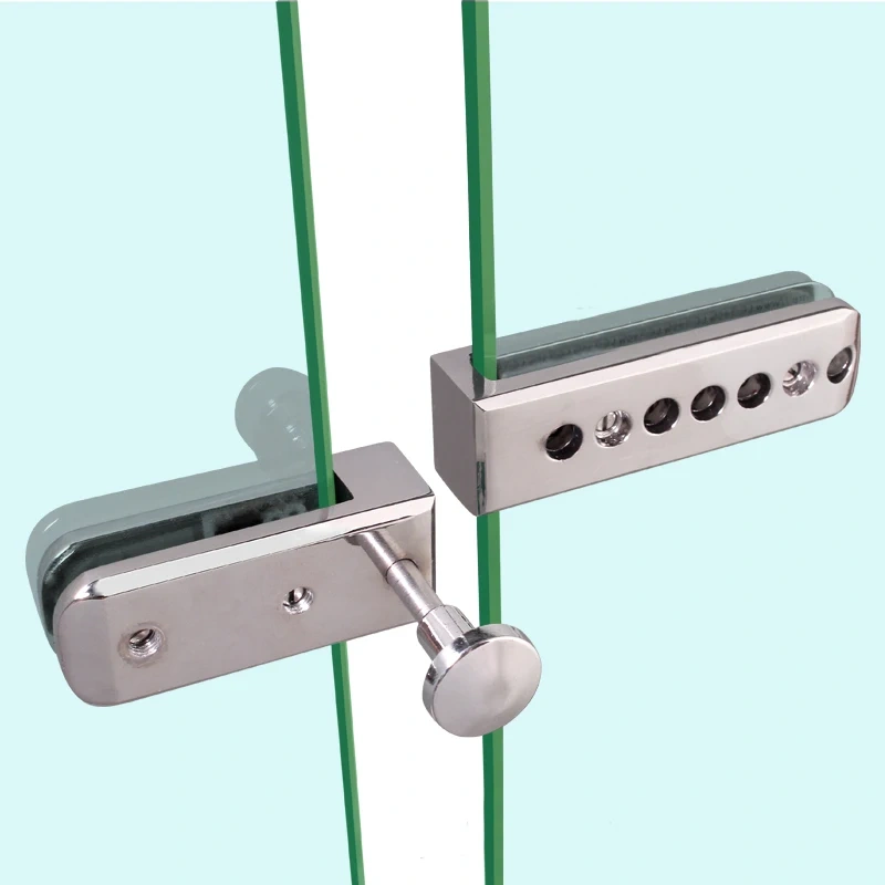 Bathroom Sliding Door Lock Shower Room Sliding Door Lock Bathroom Partition Door No-opening Double Open Glass Lock