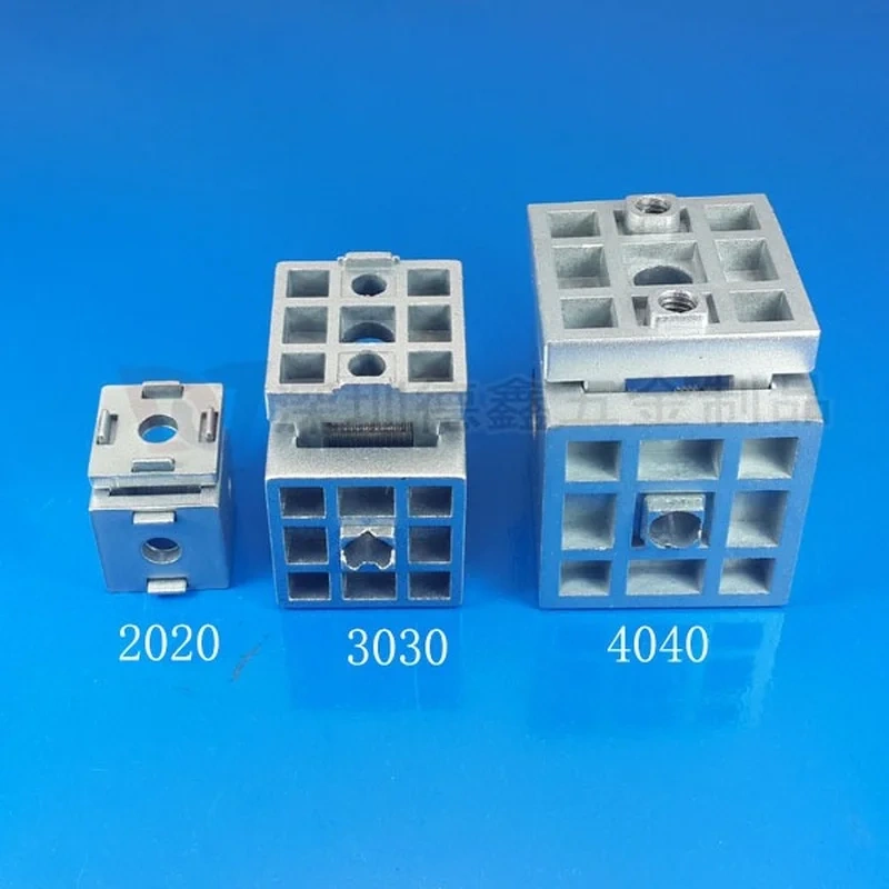 2020/3030/4040/4545 Zinc alloy living hinge Aluminum profile fittings Right angle Zinc Alloy Flexible Pivot Joint connector