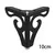 4Pcs/set Metal Furniture Legs with Rubber Feet Pad Cabinet Table Legs Hollow Carving Hardware Sofa Furniture Foot Level