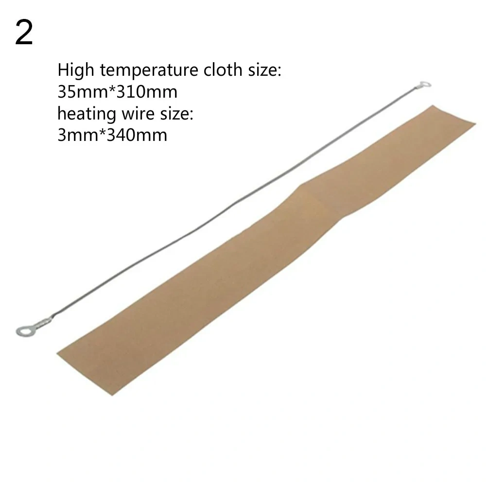 5pcs 200/300/400mm Impulse Sealer Heat Wire Element Strip Sealing Machine Heating wire sealing tape resistance wire