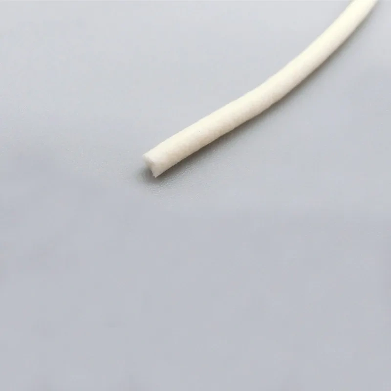 Foamed Silicone Rubber Seal Strip Silicon Sponge Cord Round Solid VMQ Foaming Cord Dia.1/2/3/4/4.5/5/6/7/8/9/10/11/12-30