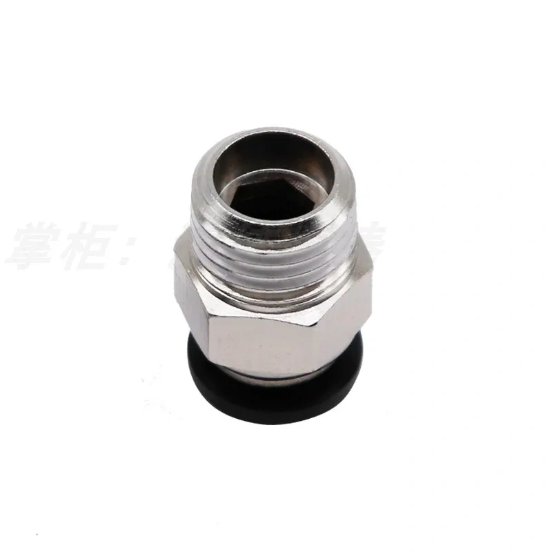 PC Pneumatic 4mm 6mm 8mm 10mm 12mm Hose Tube 1/4" 1/2" 1/8" 3/8" Male Staight Thread Air Pipe Connector Quick Coupling Fittings