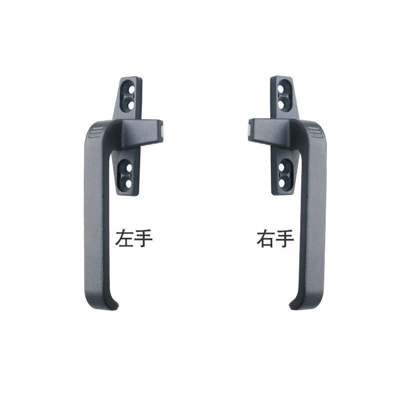 1pcs Thickened right/left flat-opening single point Aluminium alloy glass door window handle latch locks extrapolate window lock