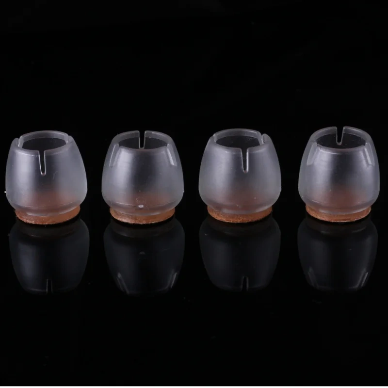 16pcs Silicone Chair Leg Caps Feet Pads Furniture Table Covers Socks Floor Protectors Round Bottom Non-Slip Cups Diameter 20mm