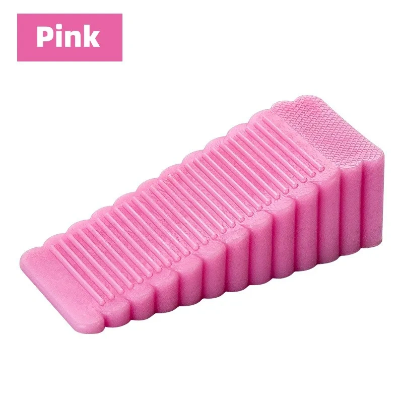 2pcs Safety Silicone Door Stop Stoppers Block Wedge Doorstops Door Stopper Home Office Door Rear Retainer Anti-collision Stop