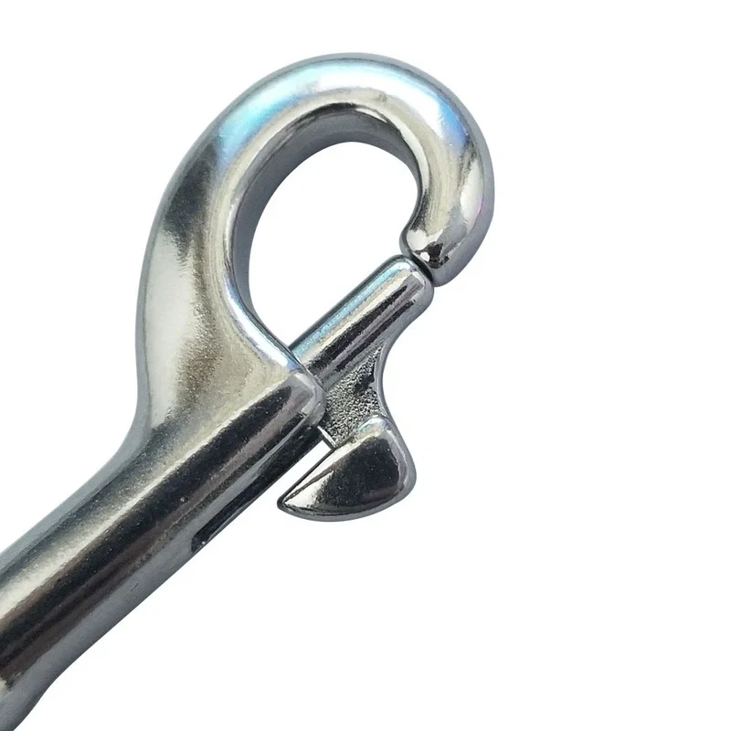 316 Stainless Steel 70mm Scuba Diving Clips, Swivel Eye Snap Hook Dive Single Ended Swivel Eye Bolt Hook Buckle Dog Clip