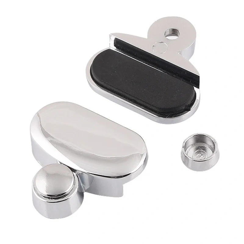 4 Pcs Glass Clamp Bathroom Mirror Clips Zinc Alloy Glass Clip Shelf Support Brackets Holder