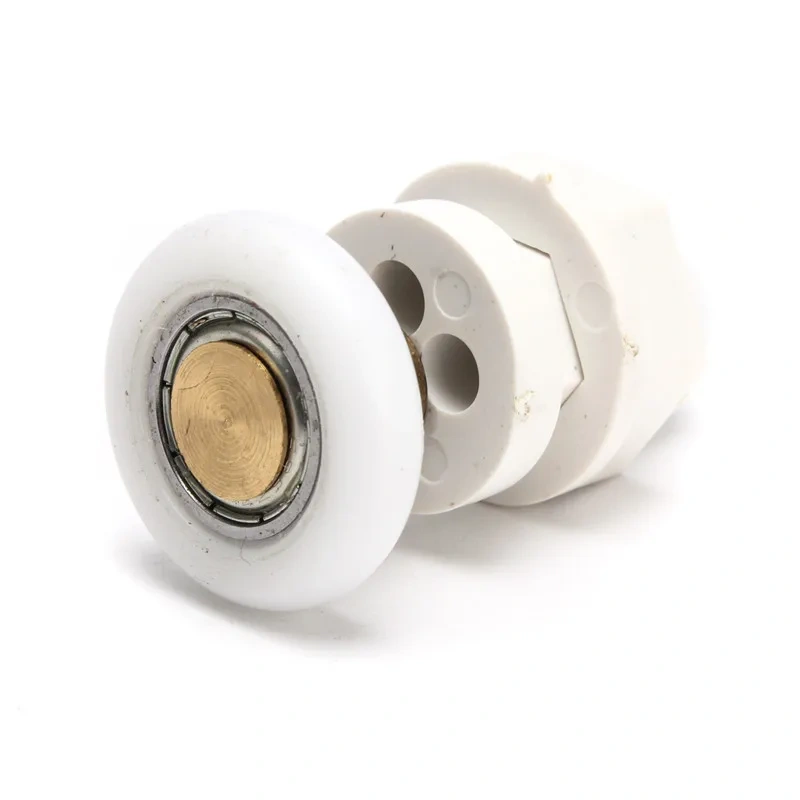 4PCS/lot 19mm-27mm Dia Partiality Shower Bath Door Runners Wheels Pulleys Long Lasting Easy Glide Rollers