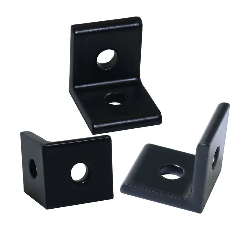 2020 4040 4545 Brackets Corner fitting angle aluminum L Connector bracket fastener for 20S 40S 45S Industrial Aluminum Profile