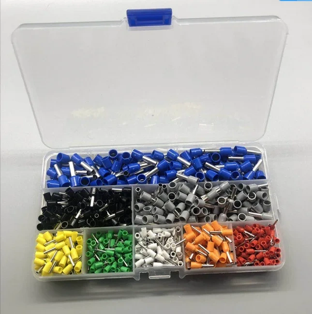 European tube type terminal set 800pcs tube type terminal crimping combination cold pressing terminal set