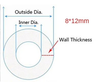 3/5/10Meters Transparent Food Grade Silicone tube 2 4 6 8 10 12 16 20mm Flexible Garden Rubber hose Aquarium Soft Tubing Pipe