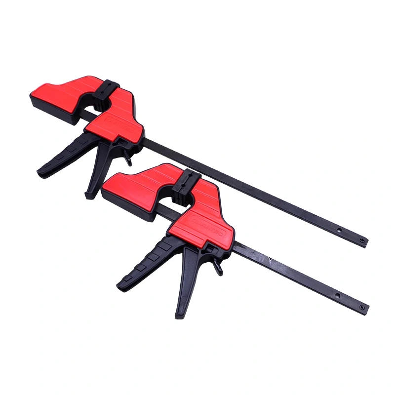 1pcs 4 Inch Quick Ratchet F Clamp Heavy Duty Wood Working Work Bar Clamp Clip Kit Woodworking Reverse clamping 30x100mm