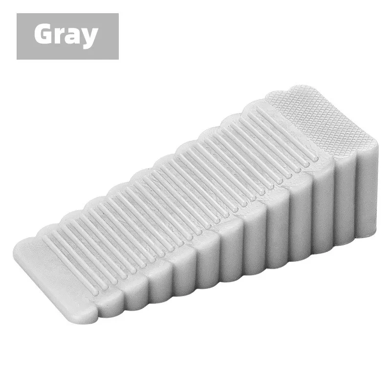 2pcs Safety Silicone Door Stop Stoppers Block Wedge Doorstops Door Stopper Home Office Door Rear Retainer Anti-collision Stop