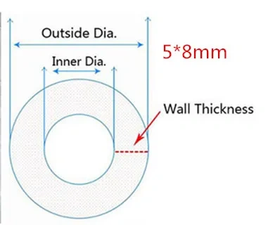3/5/10Meters Transparent Food Grade Silicone tube 2 4 6 8 10 12 16 20mm Flexible Garden Rubber hose Aquarium Soft Tubing Pipe