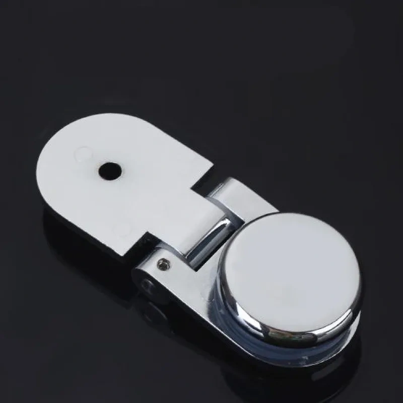 Zinc alloy glass fix clamps 6-12mm glasplate Bilateral Clip door hinge for cupboard cabinet connection holder Furniture hardware