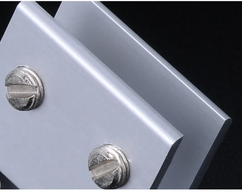 12PCS Glass Clamps for 5/8/10mm Shelves Holder Corner Bracket Clamp Aluminum Thick Glass Clips 6 Sizes 8x40mm 10x60mm