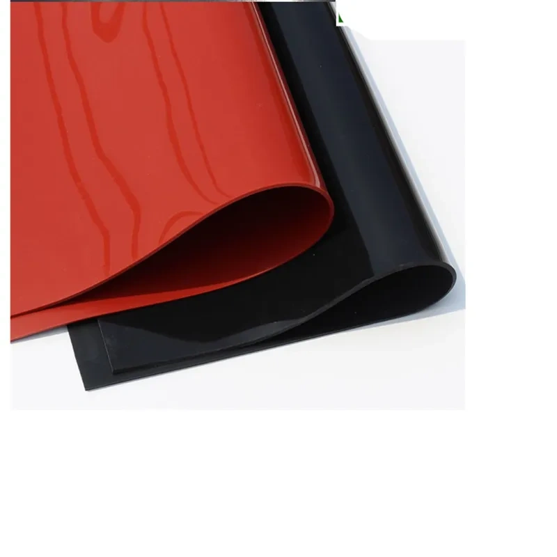 Red/Translucent/Black Silicone Rubber Sheet 500mm *500mm*1mm Sheeting for Vacuum Press Oven Heat Resistant Silicone Mat