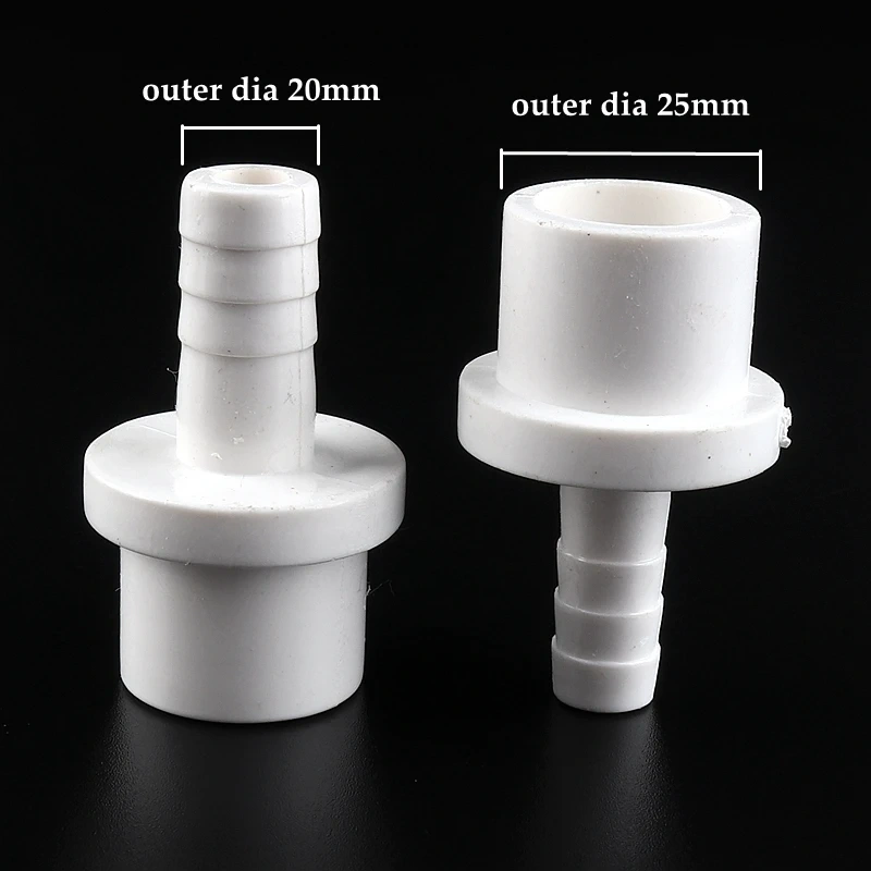5pcs PVC Pagoda Connector Garden Hose Adapter Irrigation Pipe Soft Hose Joint Aquarium Accessories 20/25x5/8/10/12/14/16/18mm