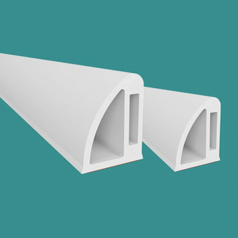 Multi-size Silicone Bendable Bathroom Water Stopper Dry and Wet Separation Partition Flood Barrier Door Bottom Sealing Strip