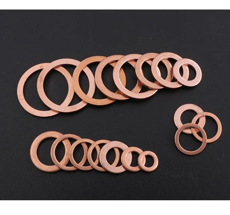 280PCS copper gasket kit high quality copper gasket flat gasket