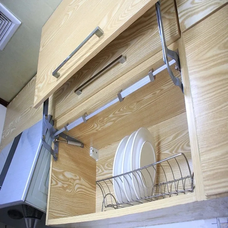 Cabinet vertical buffer upturn translation support air brace hydraulic door hinge furniture door fittings