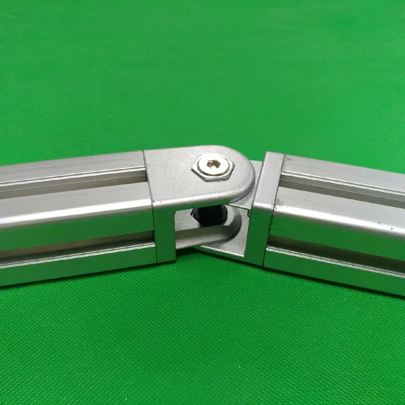 1PC 2020/3030/4040 Zinc Alloy Hinge Industrial Aluminum Adjustment Angle Connector for 20 30 40 Series Aluminum profiles