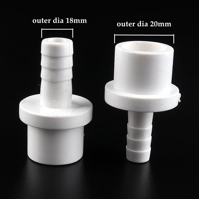 5pcs PVC Pagoda Connector Garden Hose Adapter Irrigation Pipe Soft Hose Joint Aquarium Accessories 20/25x5/8/10/12/14/16/18mm