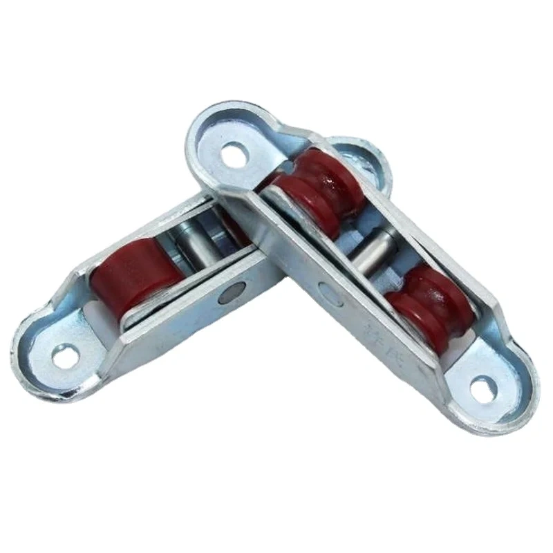 Plastic Steel Double- wheels Door Roller Pulley Moisture-resistant Sliding Doors Rollers Balcony Bathroom Accessories