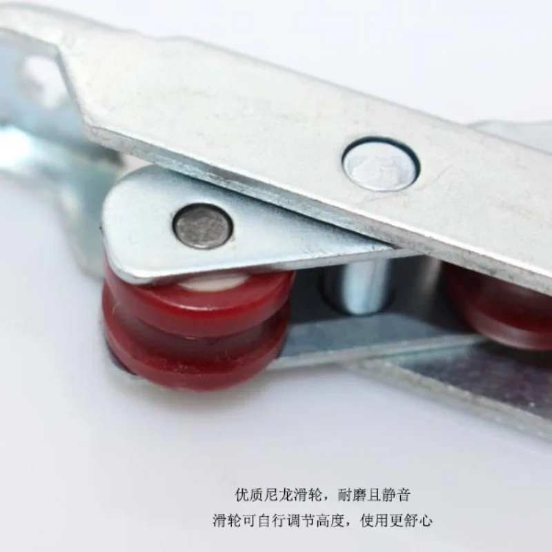 Plastic Steel Double- wheels Door Roller Pulley Moisture-resistant Sliding Doors Rollers Balcony Bathroom Accessories