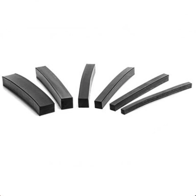 1M Fluoro Adhesive Strip Square Seal Strip Perfluoro Rubber Square Strip Acid   Alkali Resistant  High Temperature Resistant FKM