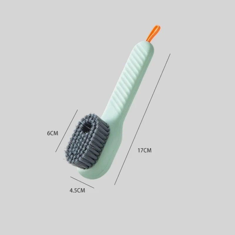 Cleaning Brush Soft Bristled Liquid Shoe Brush Long Handle Brush Clothes Brush Shoe Clothing Board Brush Household Cleaning Tool