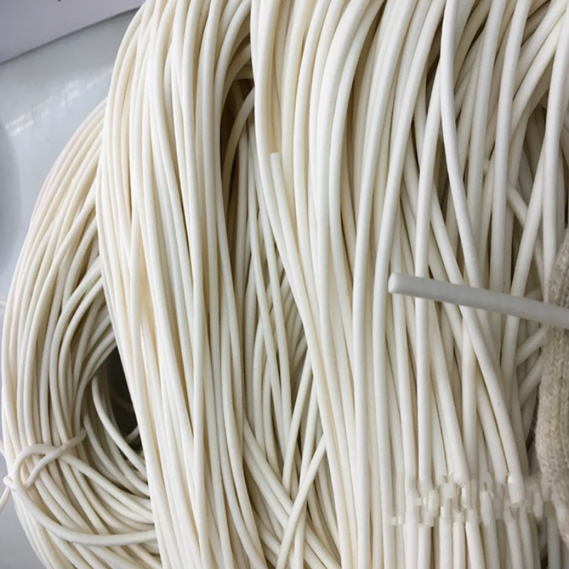 Silica gel foaming round strip high temperature resistant sealing strip sponge strip Foamed silicone seal strip waterproof