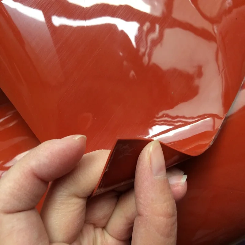 Red/Translucent/Black Silicone Rubber Sheet 500mm *500mm*1mm Sheeting for Vacuum Press Oven Heat Resistant Silicone Mat