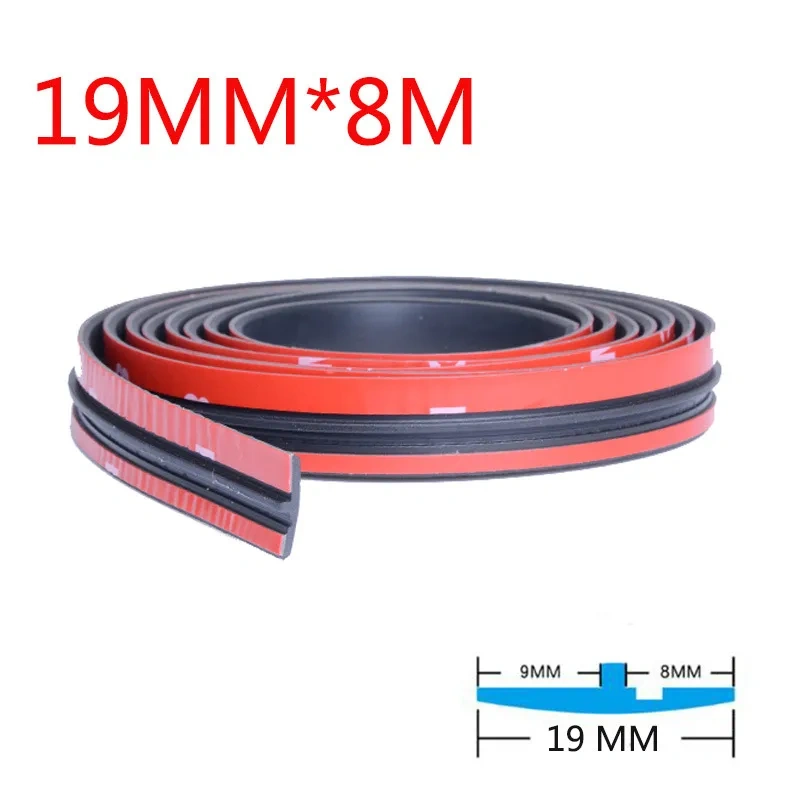 14/16/19mm Car Window Edge Windshield Rubber Seal for Cars Material Automobile Seal Strip Protection Strip Sticker Roof Rubber