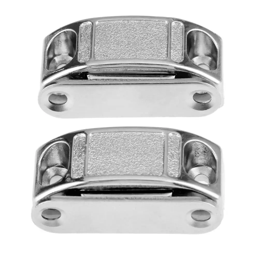 4Pcs 42*17MM Magnetic Door Catches Cupboard Wardrobe Magnetic Cabinet Latch Catches Stop Stoppers Self-Aligning Magnet