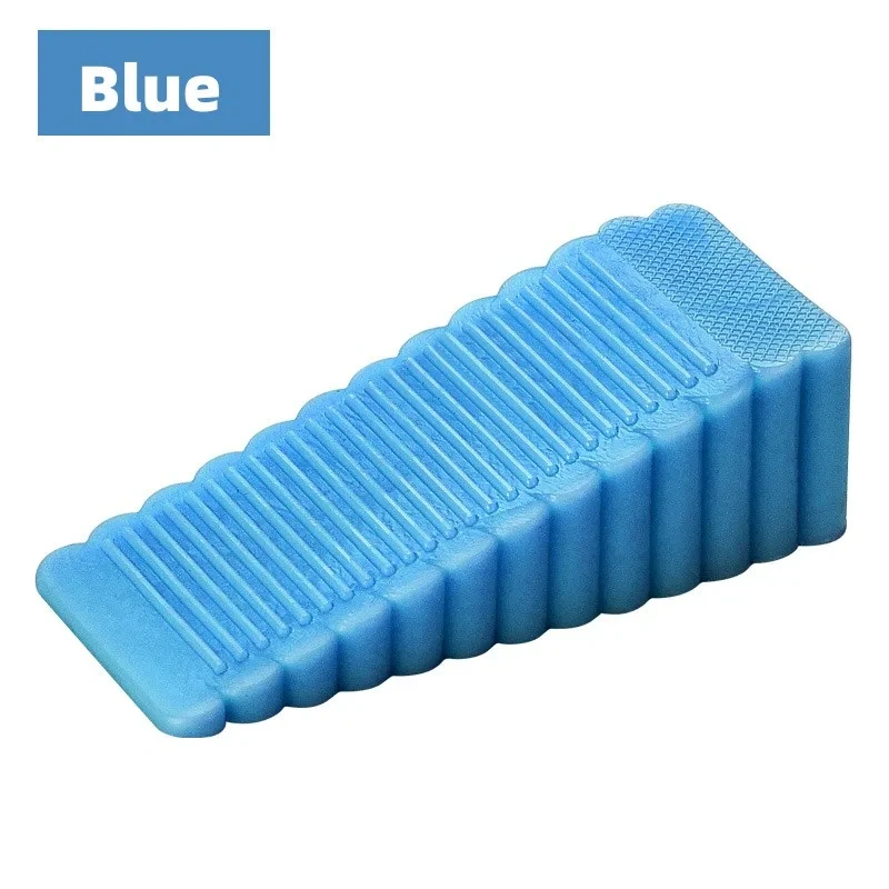 2pcs Safety Silicone Door Stop Stoppers Block Wedge Doorstops Door Stopper Home Office Door Rear Retainer Anti-collision Stop