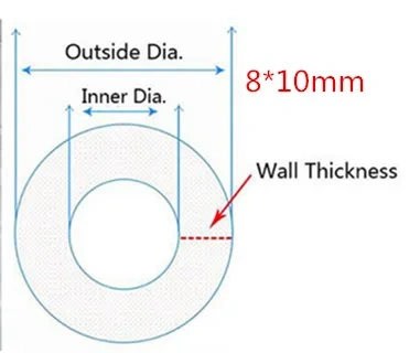 3/5/10Meters Transparent Food Grade Silicone tube 2 4 6 8 10 12 16 20mm Flexible Garden Rubber hose Aquarium Soft Tubing Pipe