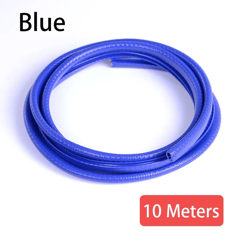 10M/Lot Car Door Edge Scratch Protector Strip Guard Trim Automobile Door Anti Collision Strip With Steel Car-styling