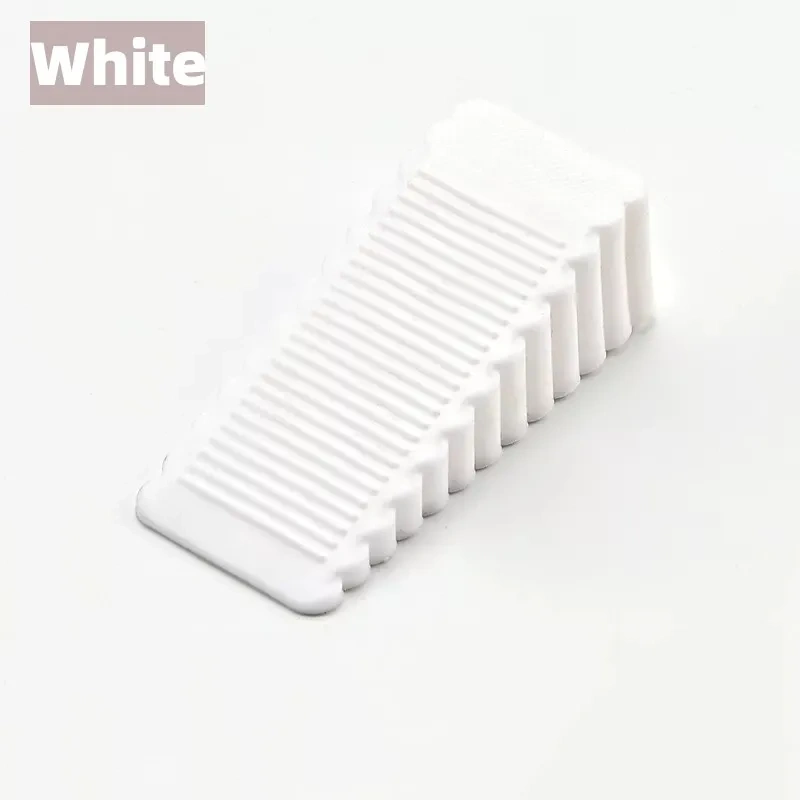 2pcs Safety Silicone Door Stop Stoppers Block Wedge Doorstops Door Stopper Home Office Door Rear Retainer Anti-collision Stop