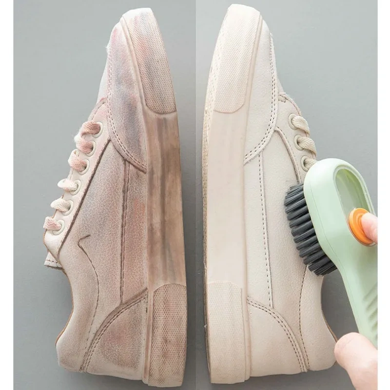 Cleaning Brush Soft Bristled Liquid Shoe Brush Long Handle Brush Clothes Brush Shoe Clothing Board Brush Household Cleaning Tool