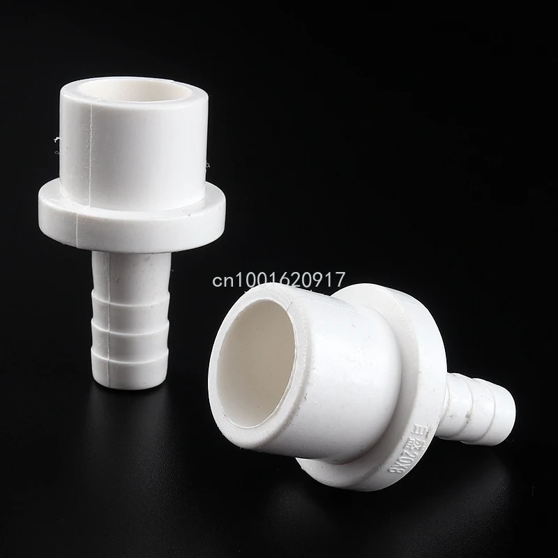 5pcs PVC Pagoda Connector Garden Hose Adapter Irrigation Pipe Soft Hose Joint Aquarium Accessories 20/25x5/8/10/12/14/16/18mm